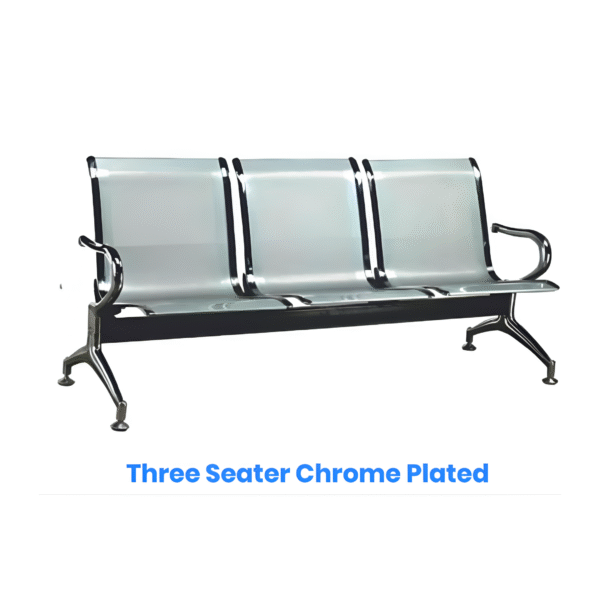 3 Seater Chrome Plated