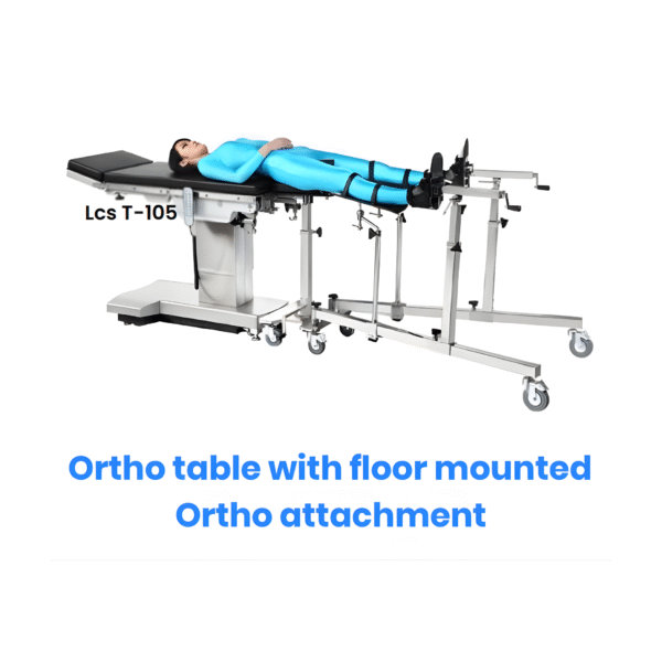 Ortho Table with Floor Mounted Ortho Attachment