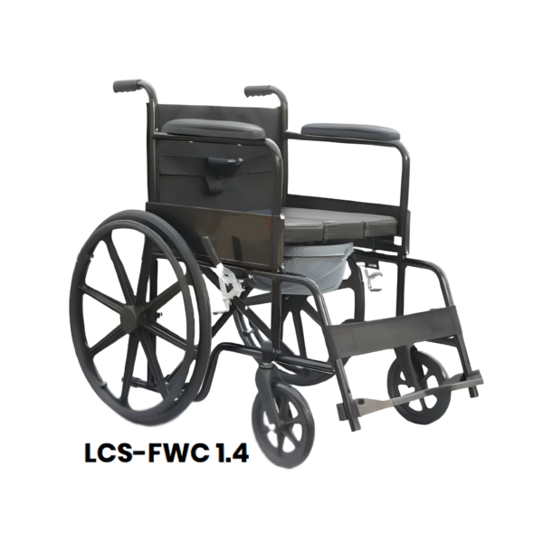 Commode Folding Wheel Chair Alloy