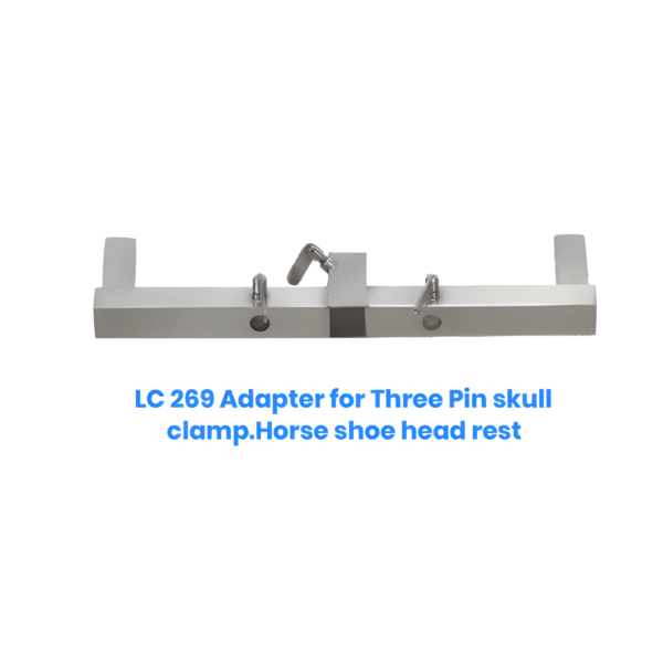 Adapter for Three Pin skull clamp Horse shoe head rest