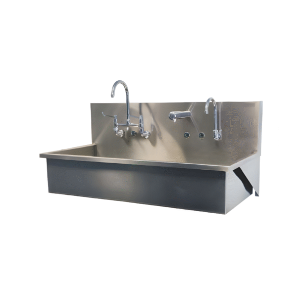 Hanging scrub station